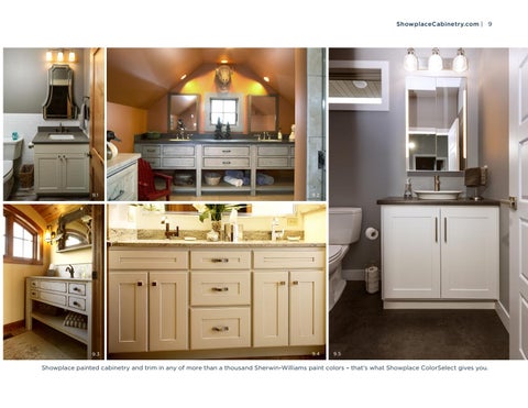 Showplace Cabinetry 家具目录 · for the 卫浴 第 9 页
