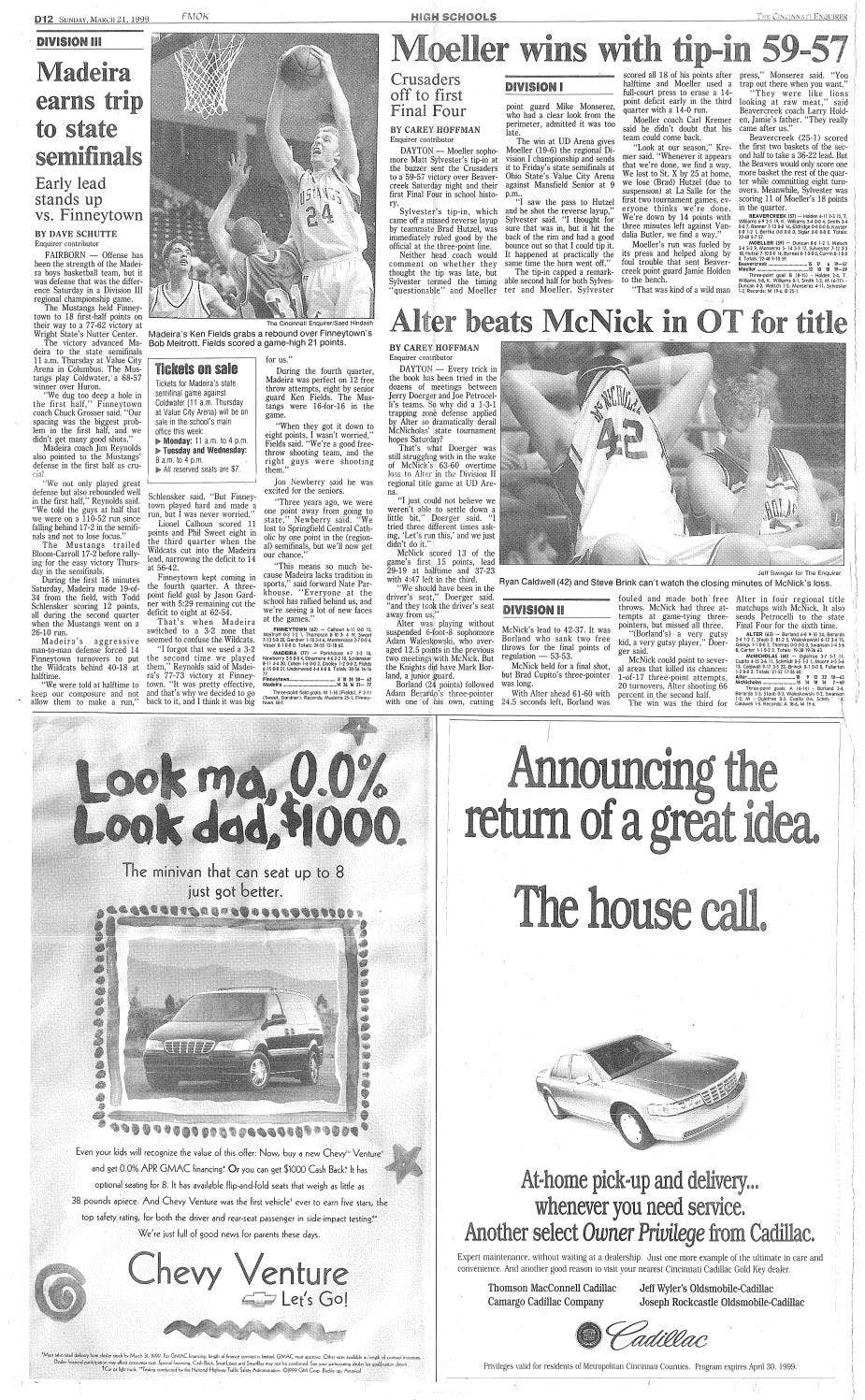 Class of 1999 - Basketball Archives by Archbishop Moeller High