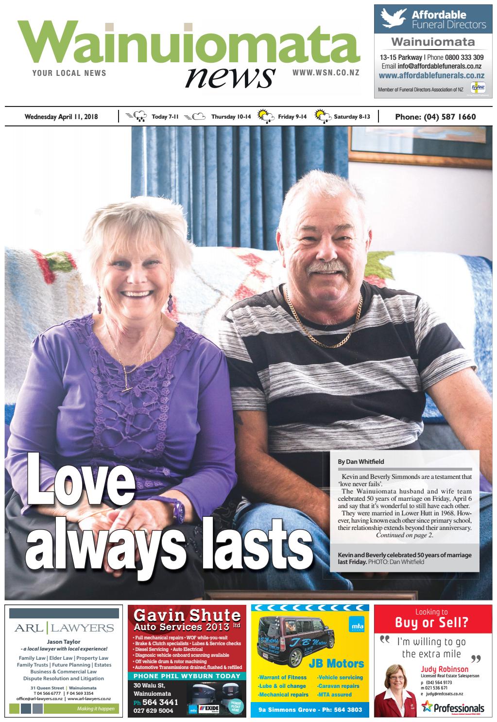 Wainuiomata News 110418 by Local Newspapers Issuu