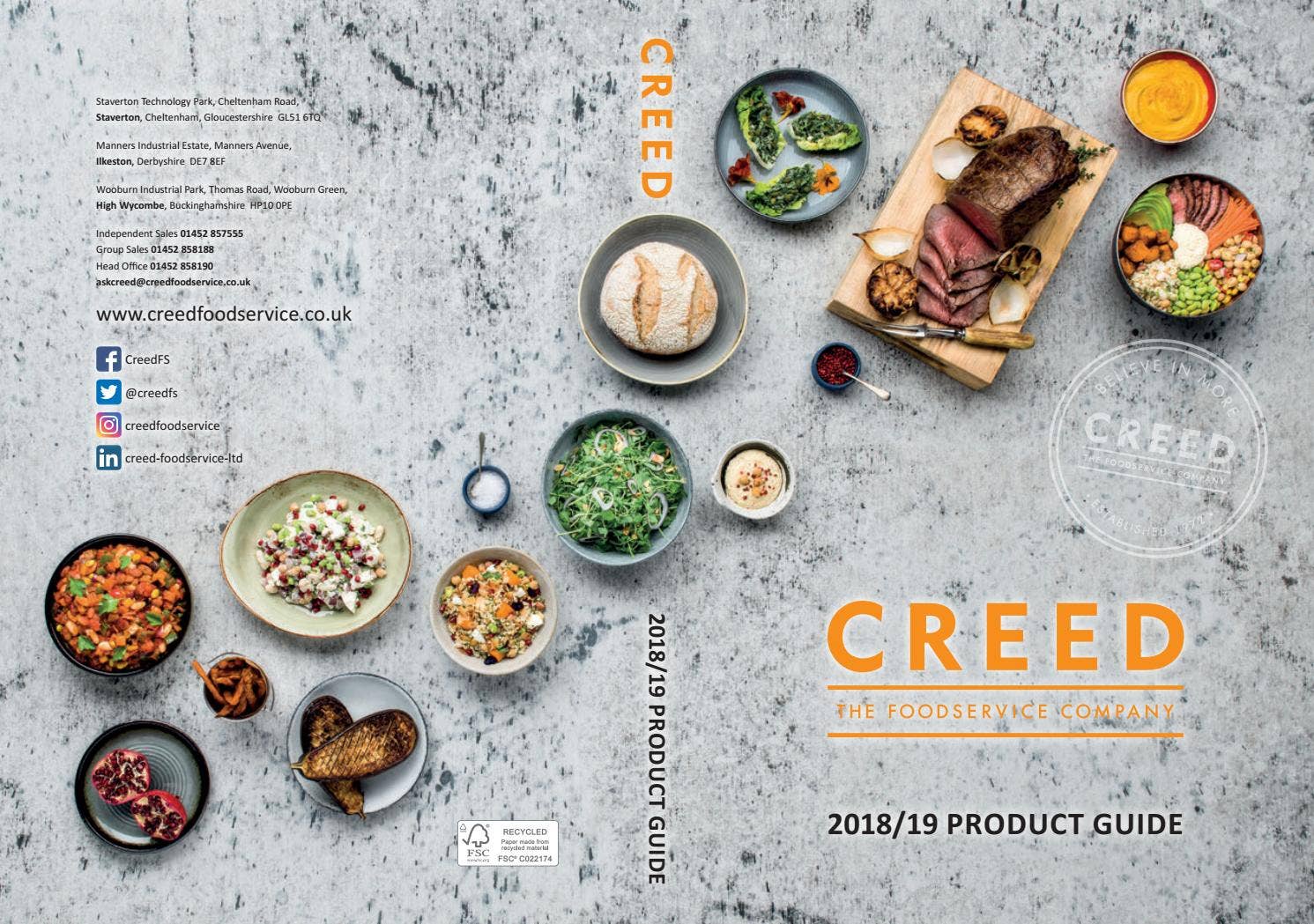 2018/19 Creed Product Guide by Creed Foodservice - Issuu