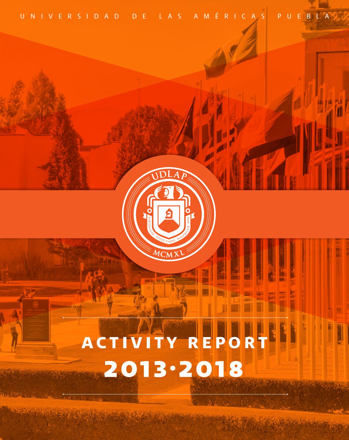 Informe Actividades Udlap 2013 2017 Ingles By Universidad De Las Americas Puebla Issuu