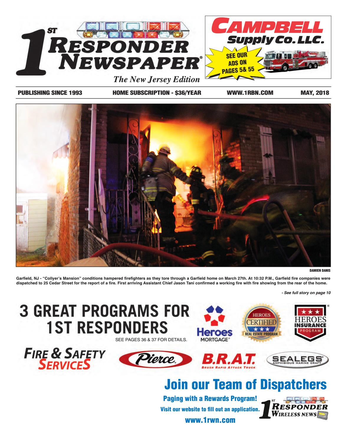 1st Responder New Jersey May Edition by Belsito Communications Inc. - issuu