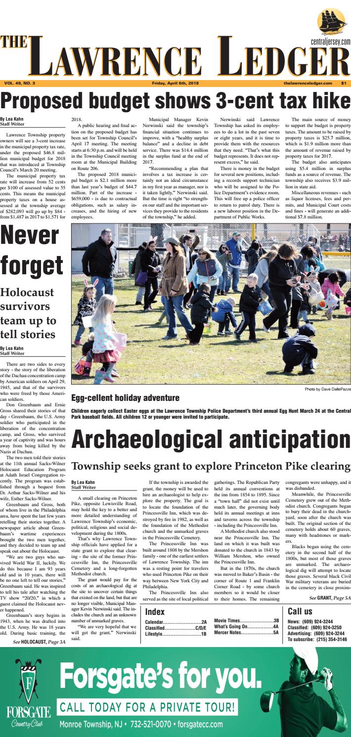 20180406 The Lawrence Ledger by NEWSPAPERS Issuu