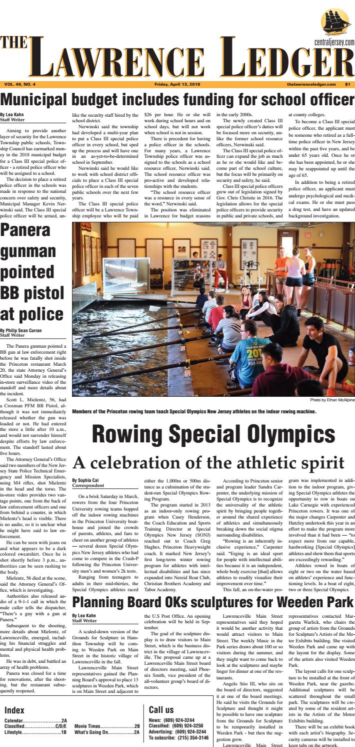 20180413 The Lawrence Ledger by NEWSPAPERS Issuu