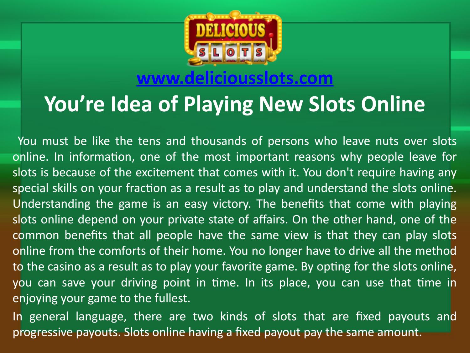 New Slots Online New Slots Online