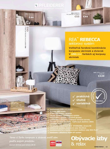 REA & AVA DREVONA, SK 家具目录 nábytku, jar-leto 2018 第 17 页