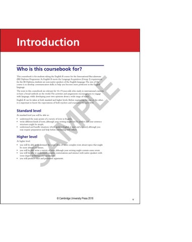 Preview English B for the IB Diploma by Cambridge International ...