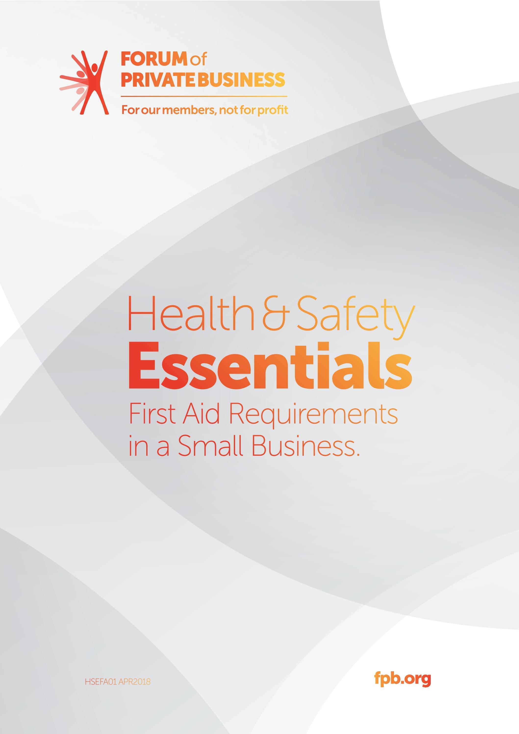 Forum of Private Business First Aid Requirements in a Small Business