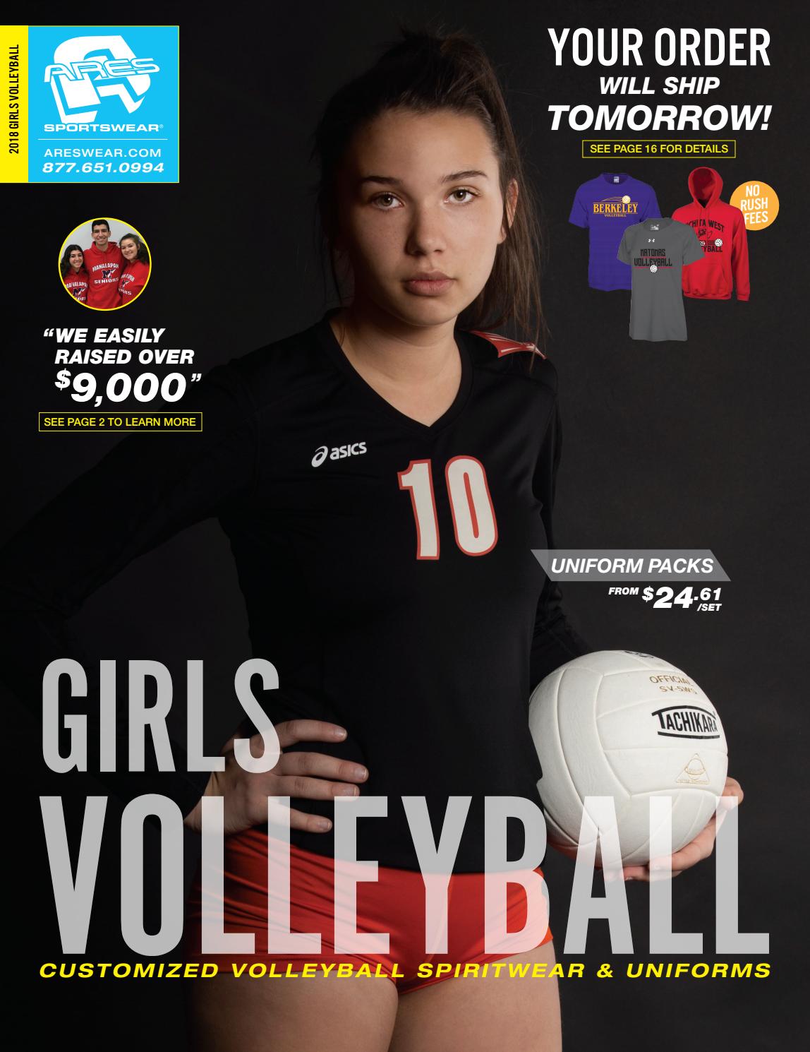 2018 Ares Sportswear Girls Volleyball Catalog by Ares Sportswear Issuu
