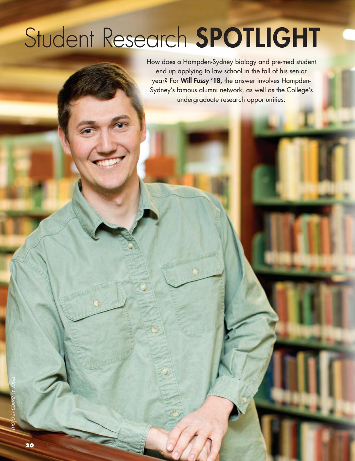 Record of HampdenSydney, Spring, 2018 by HampdenSydney College Issuu