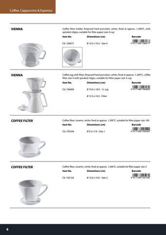 Cilio zassenhaus coffee special 家具手册 no pricing lr 第 8 页