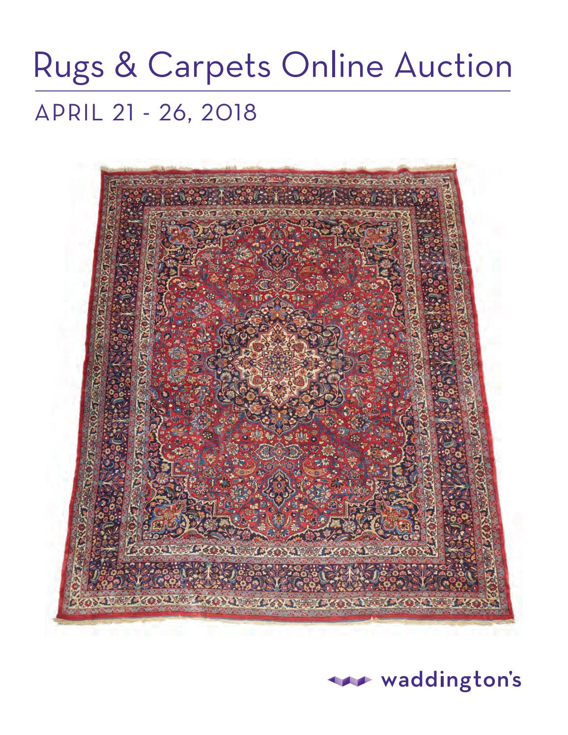 Rugs & Carpets Online Auction Apr. 21 26, 2018 by waddingtons Issuu