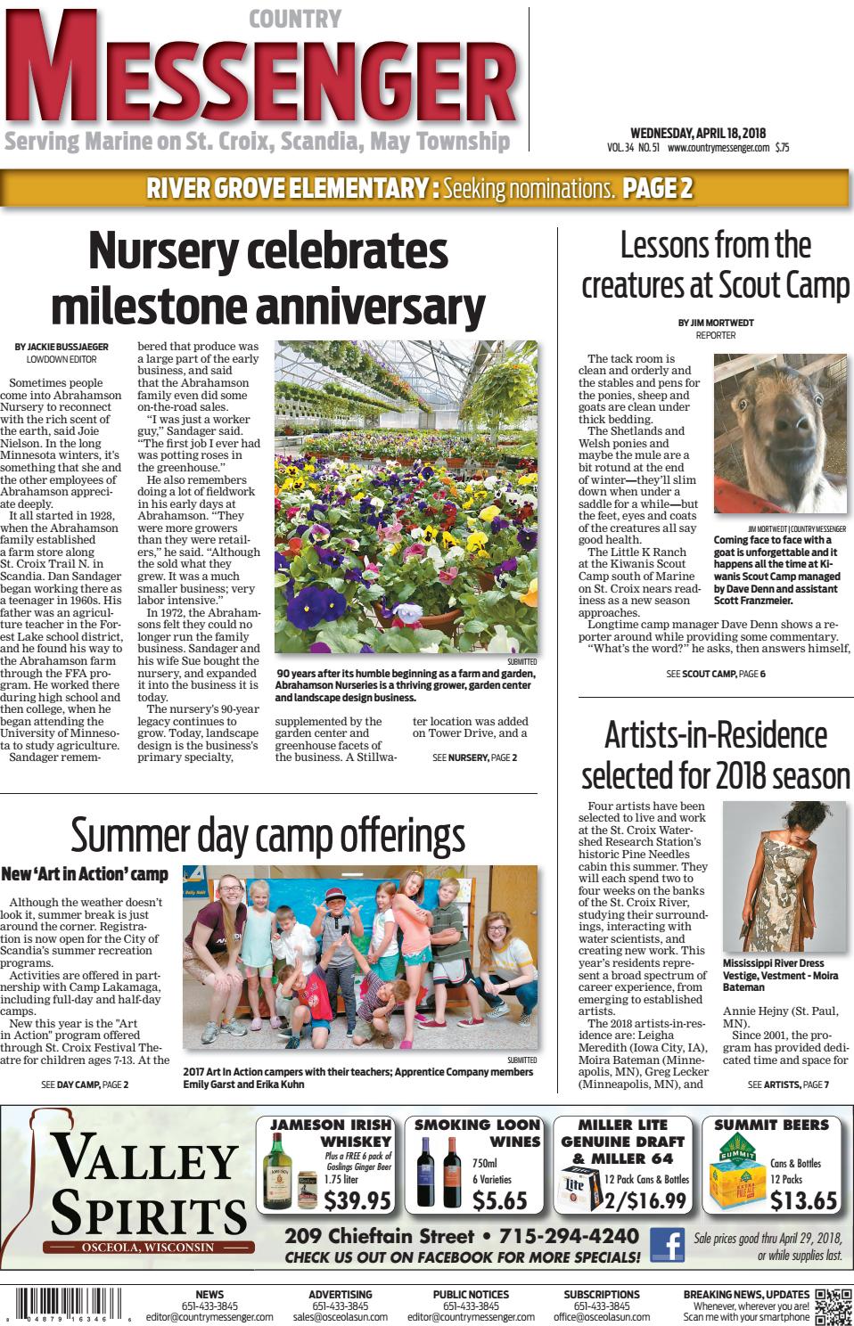 Country Messenger 04 18 18 By Country Messenger Issuu