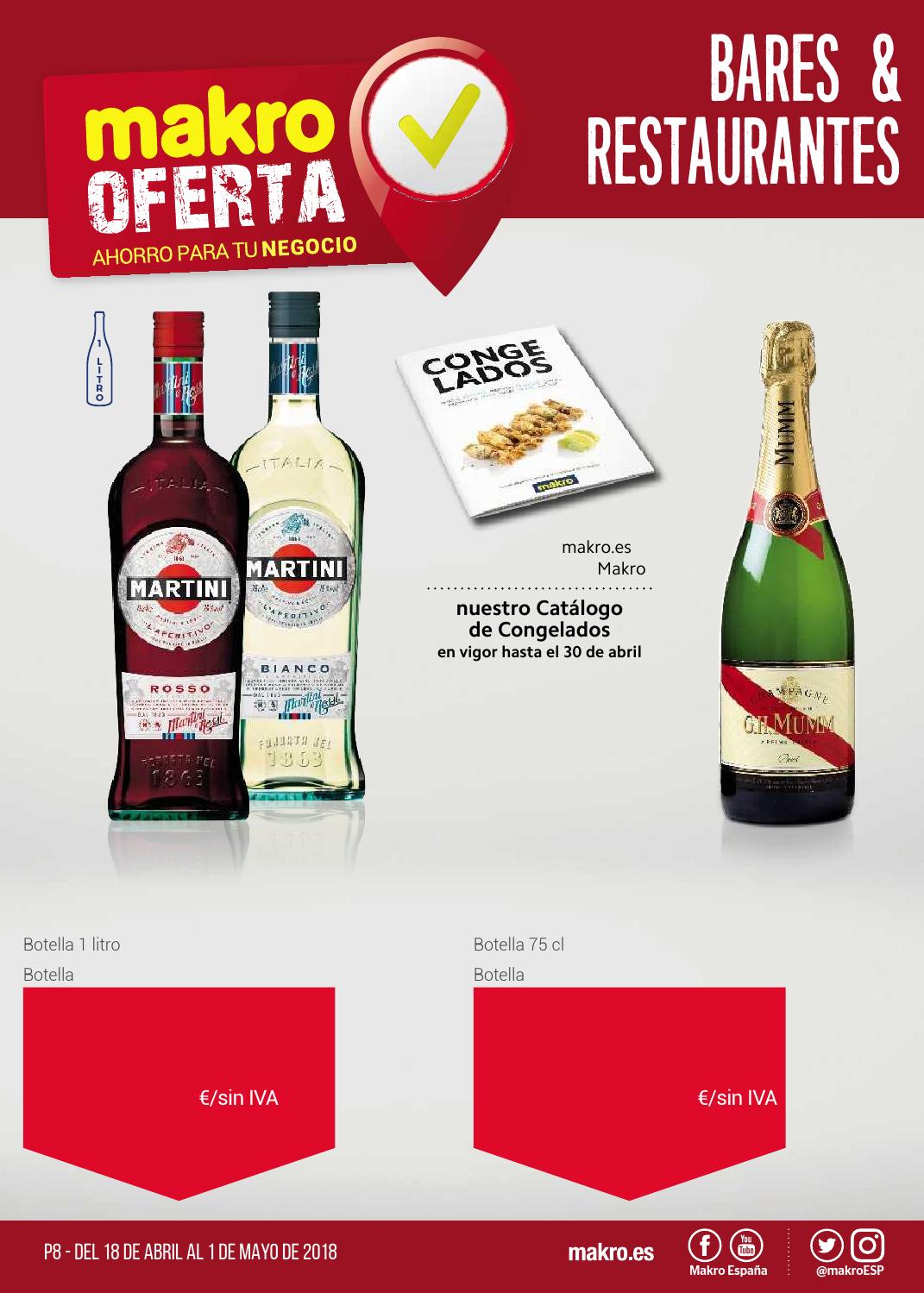 Catálogo makro bares y restaurantes ahorro para tu negocio by Ofertas