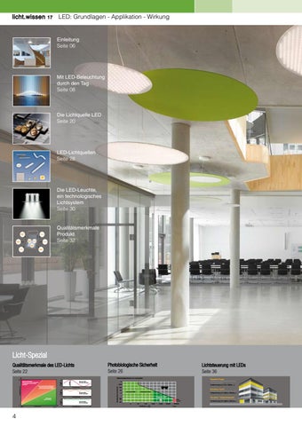 licht.de 灯饰目录 · licht.wissen 17 „ LED : Grundlagen – Applikation – Wirkung“ 第 4 页