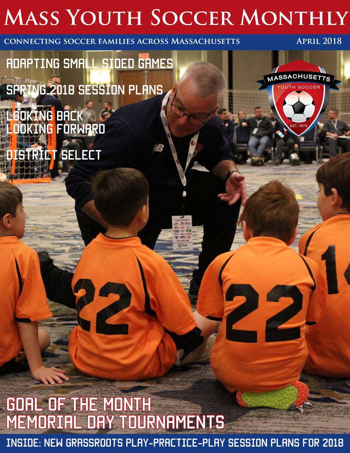 Mass Youth Soccer Monthly April 2018 by Massachusetts Youth Soccer