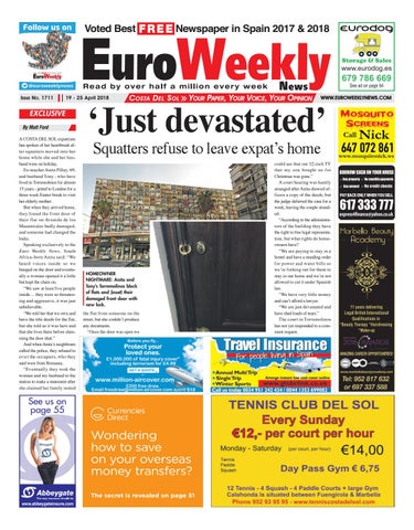 Euro Weekly News Costa del Sol 19 25 April 2018 Issue 1711 by  