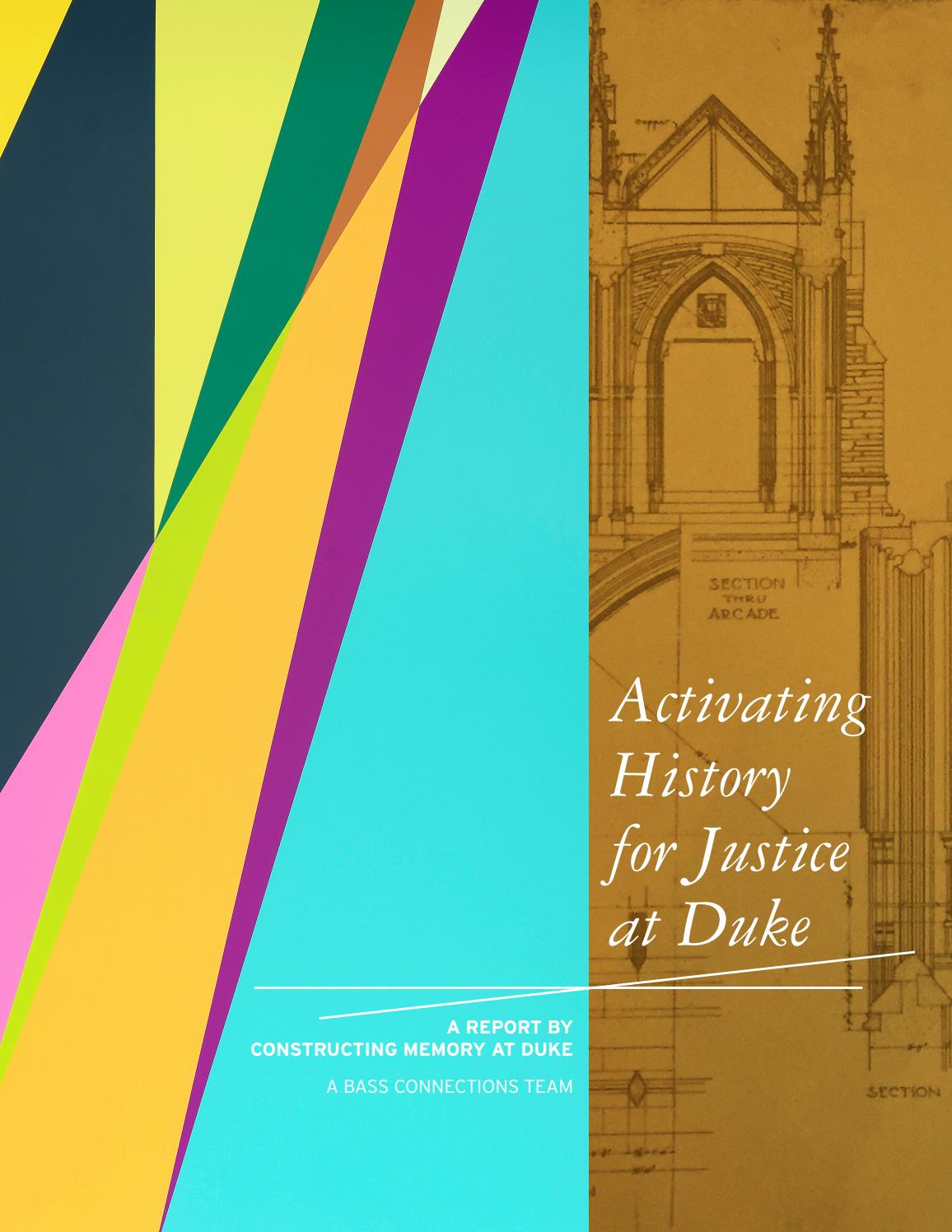 Activating History for Justice at Duke by Activating History for Justice at Duke Issuu