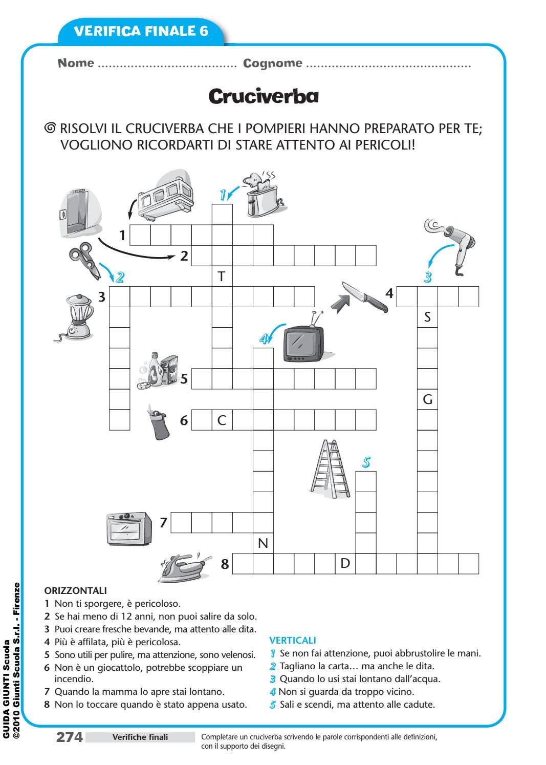 spostano liquidi e gas cruciverba Guida italiano 1 by Amelie