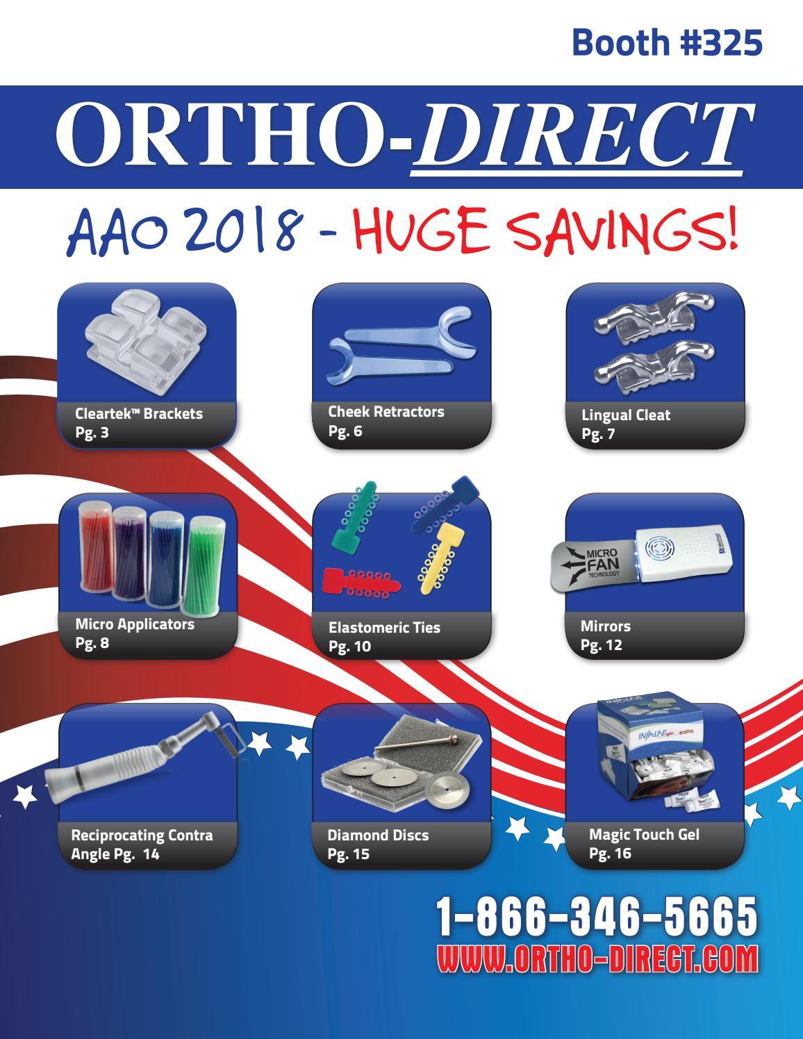 AAO 2018 - Ortho-Direct Orthodontic Product Specials by DynaFlex - Issuu