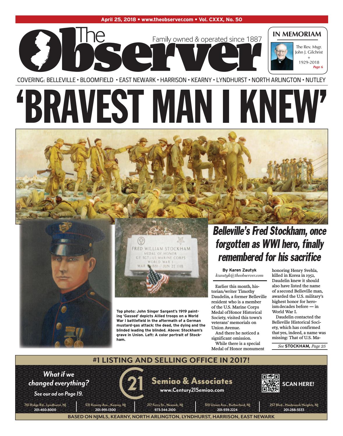 The Observer Early Edition for April 25, 2018 by The Observer