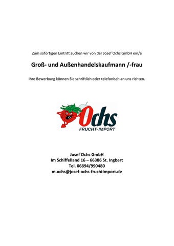 zum sofortigen eintritt suchen wir von der josef ochs gmbh eine gro und auenhandelskaufmann frau ihre bewerbung - Bewerbung Gro Und Auenhandelskaufmann zum sofortigen eintritt suchen wir von der josef ochs gmbh eine gro und auenhandelskaufmann frau ihre bewerbung - Bewerbung Gro Und Auenhandelskaufmann