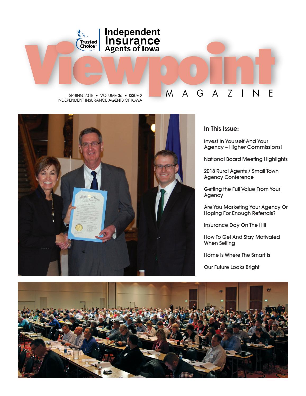 IIAI 2018 Spring Viewpoint by Independent Insurance Agents