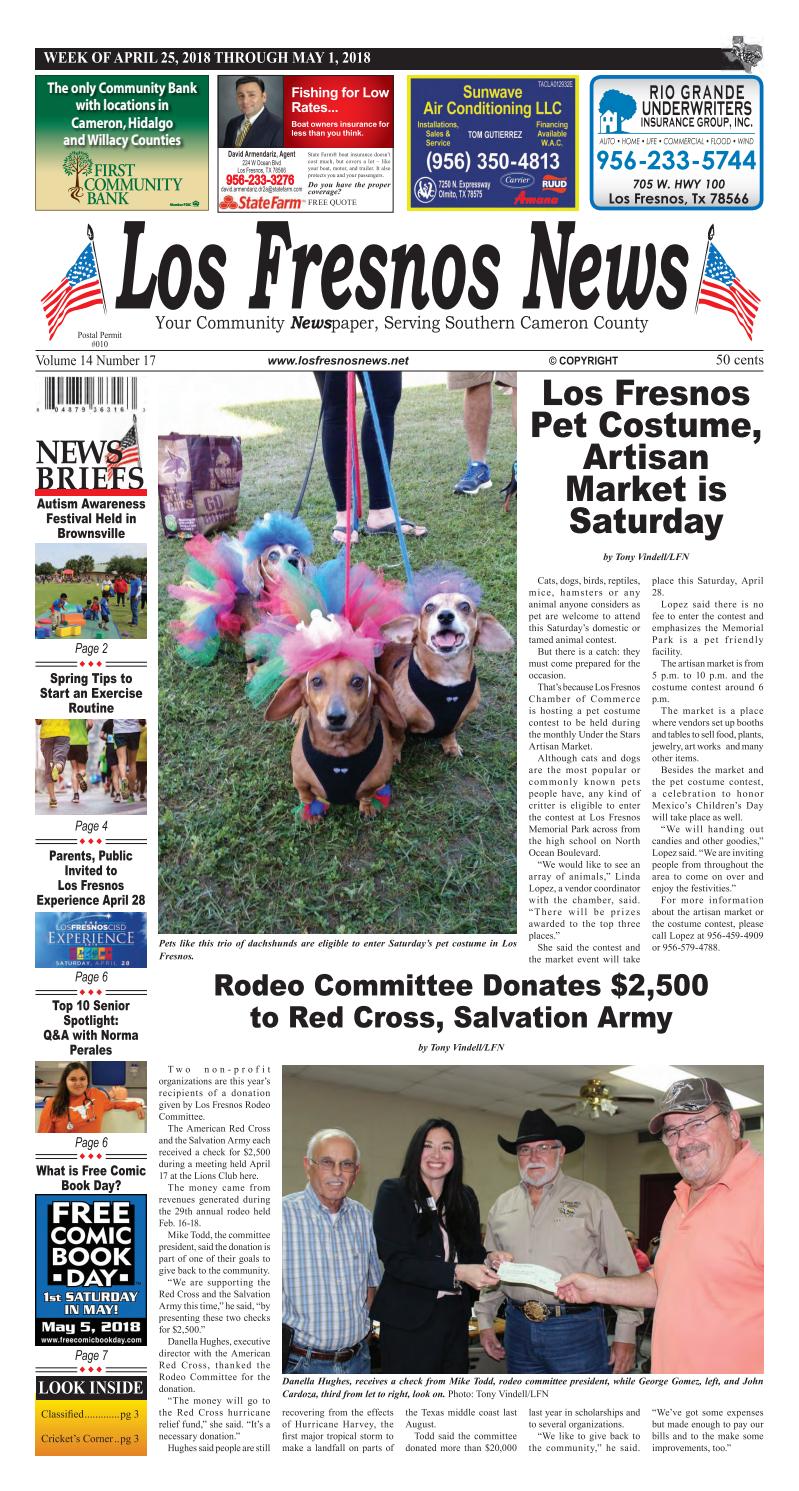 Los Fresnos News April 25, 2018 by La Feria News Issuu