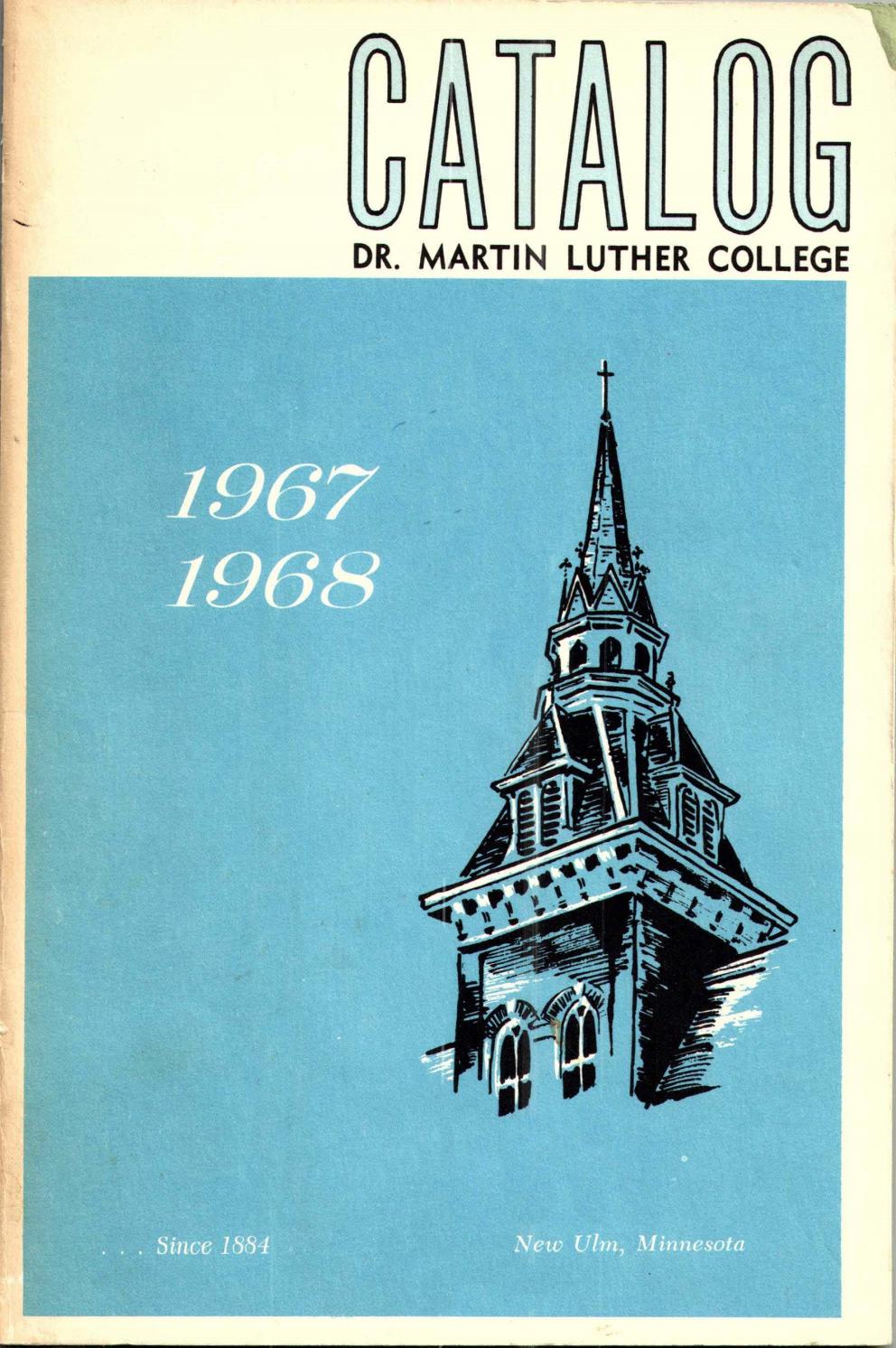 19671968 DMLC Catalog by Martin Luther College Issuu