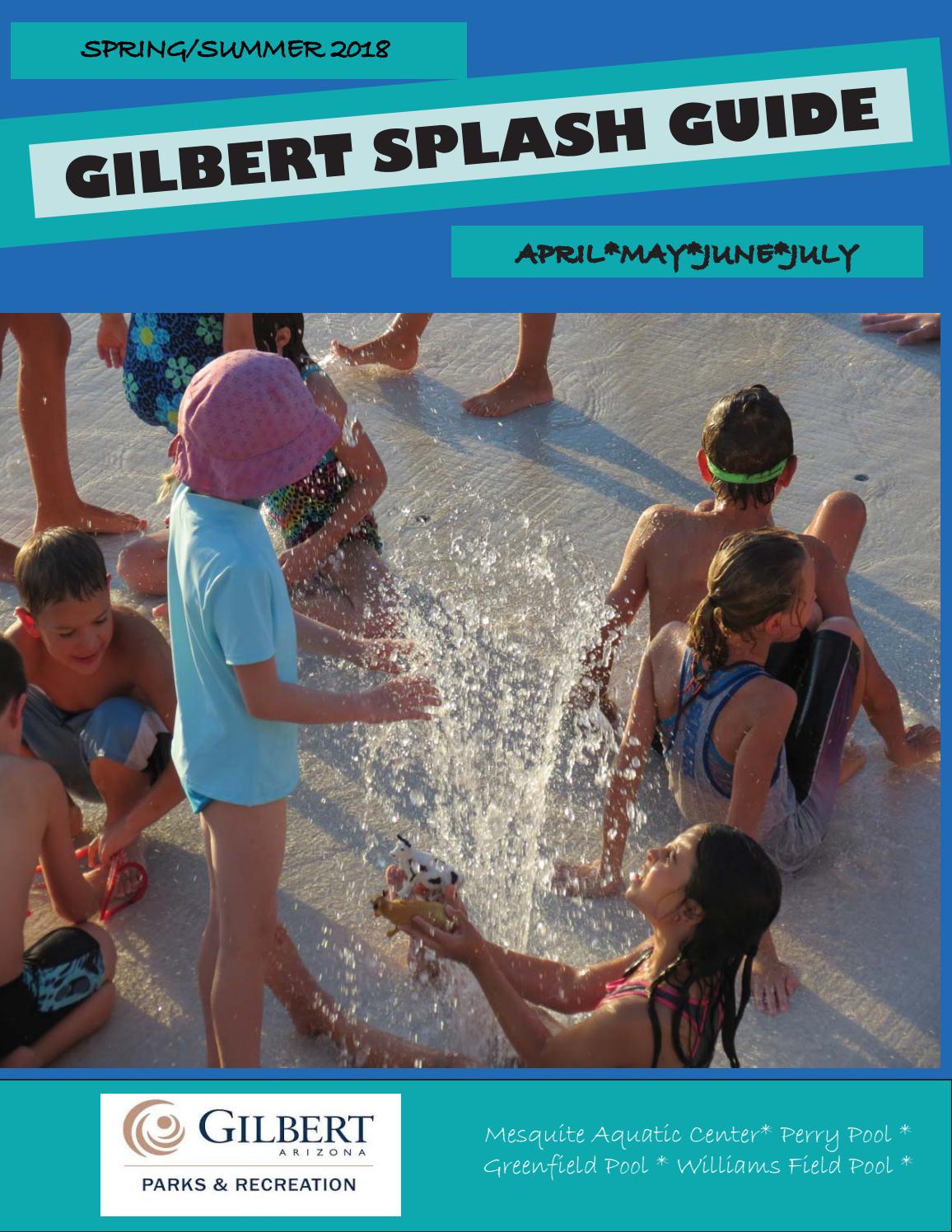 Splash guide 2018 by Town of GilbertParks and Recreation Issuu