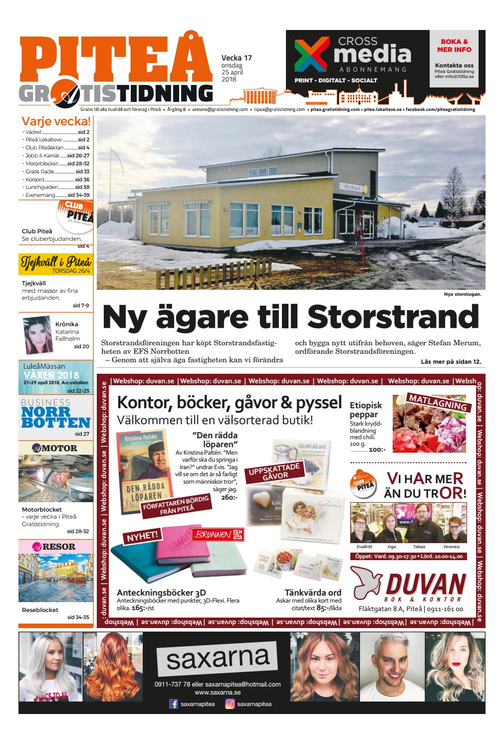 Piteå Gratistidning by Svenska Civildatalogerna AB - Issuu