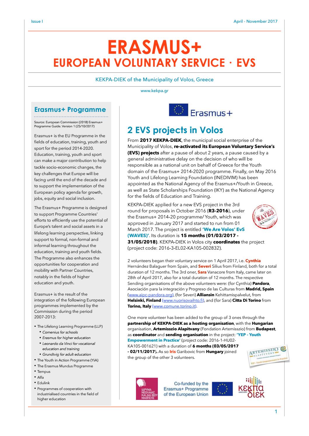 Evs Waves I Newsletter Vol 1 04 11 2017 By Kekpa Diek Issuu