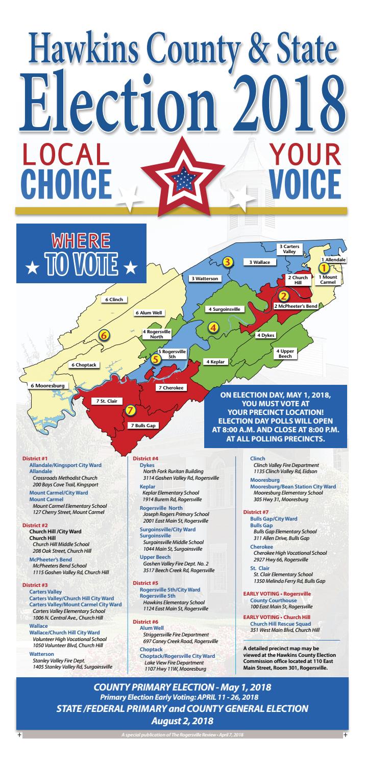 Hawkins County Election Guide 2018 by Discover Hawkins County Issuu
