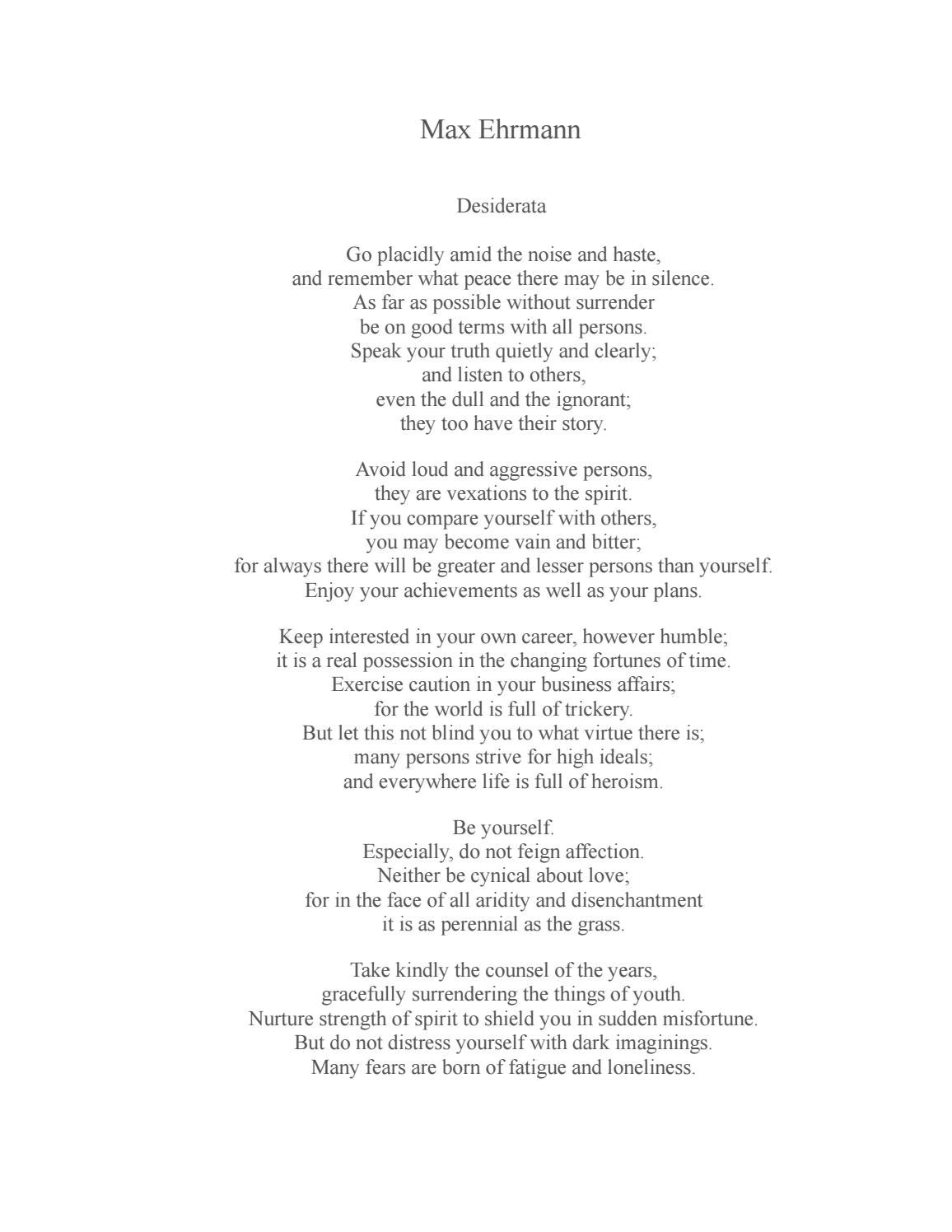 Desiderata Apolinario Majait By Apolinario Majait Issuu