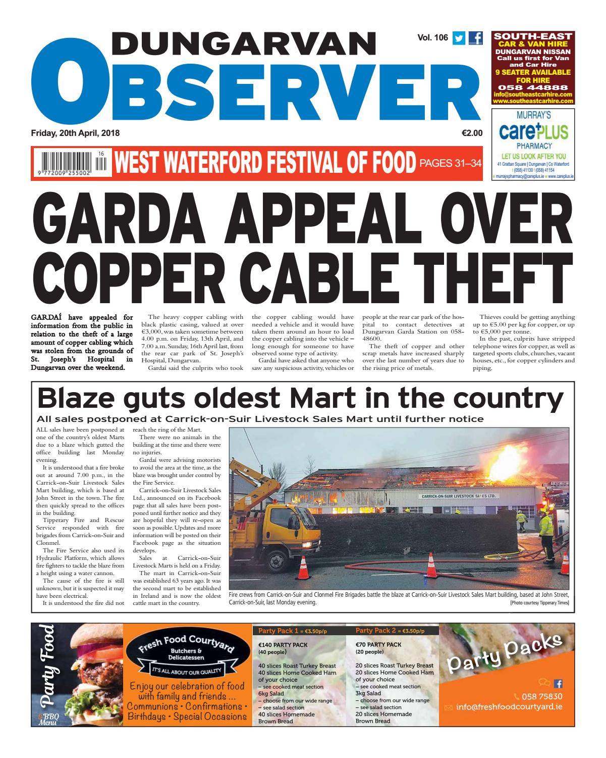 Dungarvan observer 20 4 2018 edition by Dungarvan Observer - Issuu