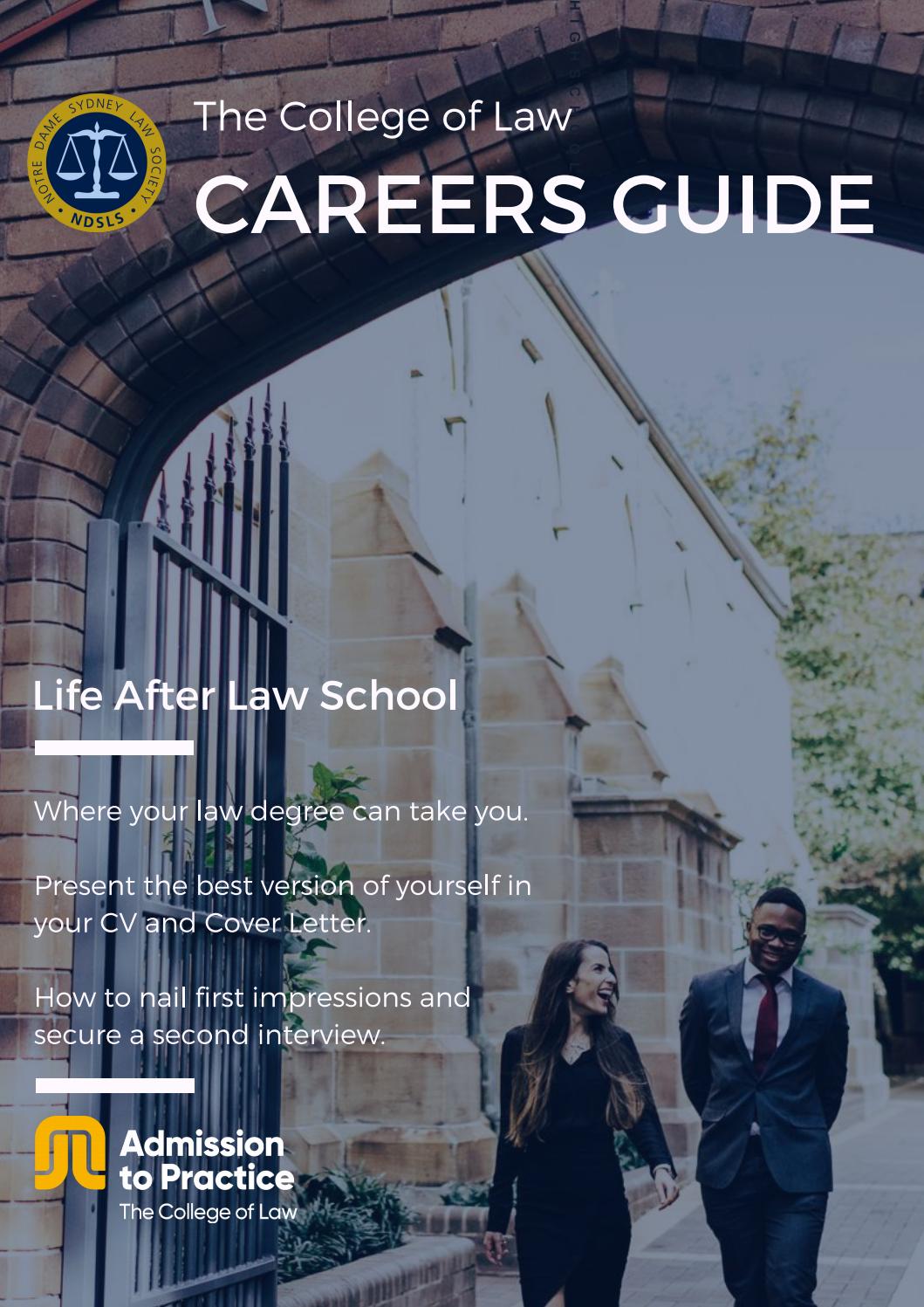 The College of Law Careers Guide by NDSLS Issuu