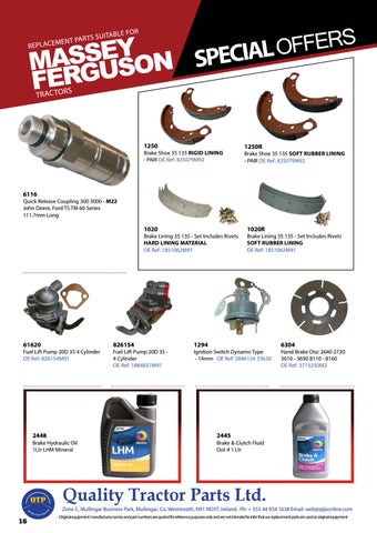 Quality Tractor Parts 灯饰目录 · May product news web 第 16 页