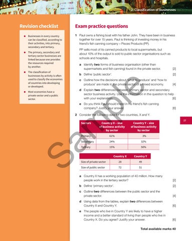 Preview IGCSE and O Level Business Studies Coursebook by Cambridge ...