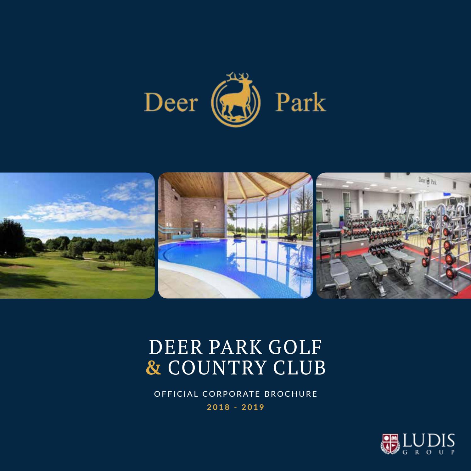 Deer Park Golf & Country Club Official Corporate Brochure 2018 2019