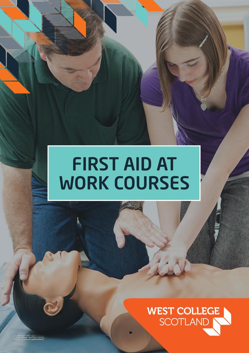 First Aid at Work by West College Scotland Issuu