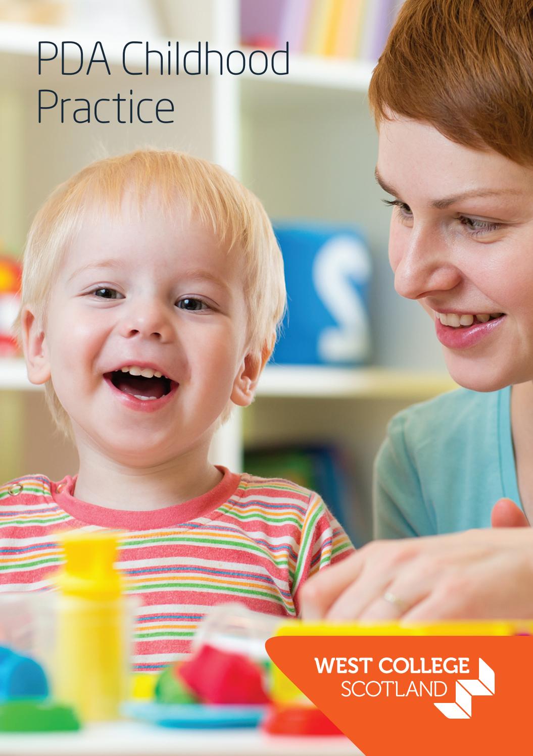West College Scotland Business Courses PDA Childhood Practice by West College Scotland Issuu