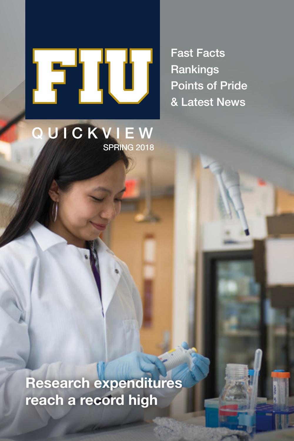 FIU Quickview Spring 2018 by FIU Issuu