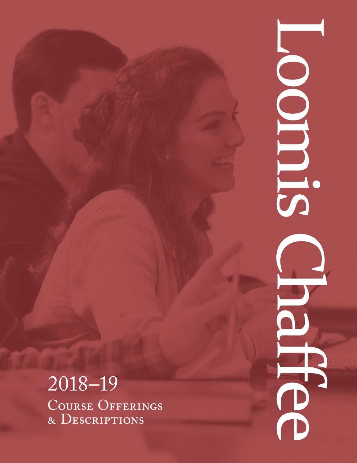 201819 Course Offerings & Descriptions by Loomis Chaffee Issuu