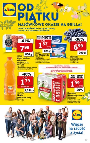 Lidl Gazetka Od 3005 Do 05062016 By Iulotkapl Issuu
