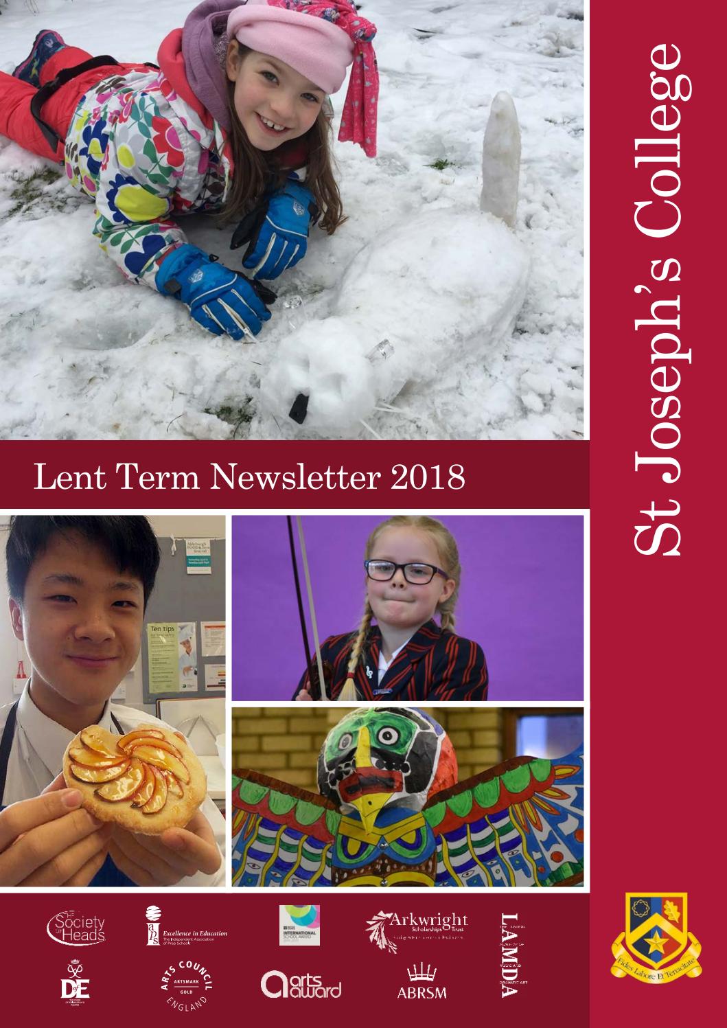 st-joseph-s-college-lent-term-newsletter-2018-by-st-joseph-s-college