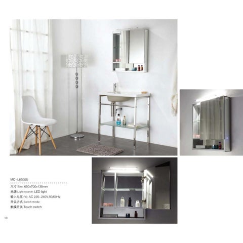 gmc.gazeta 灯饰目录 · 卫浴 LED mirror 第 16 页