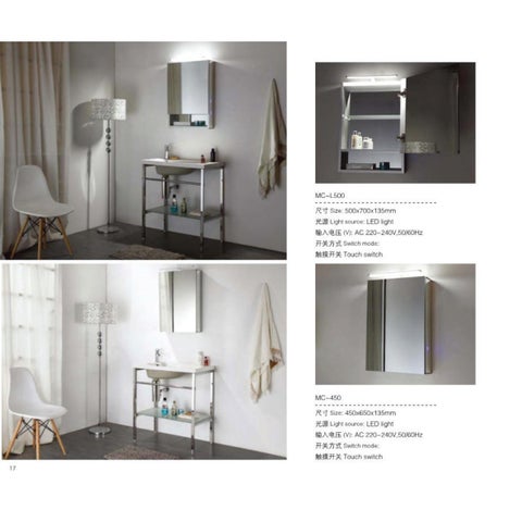 gmc.gazeta 灯饰目录 · 卫浴 LED mirror 第 20 页