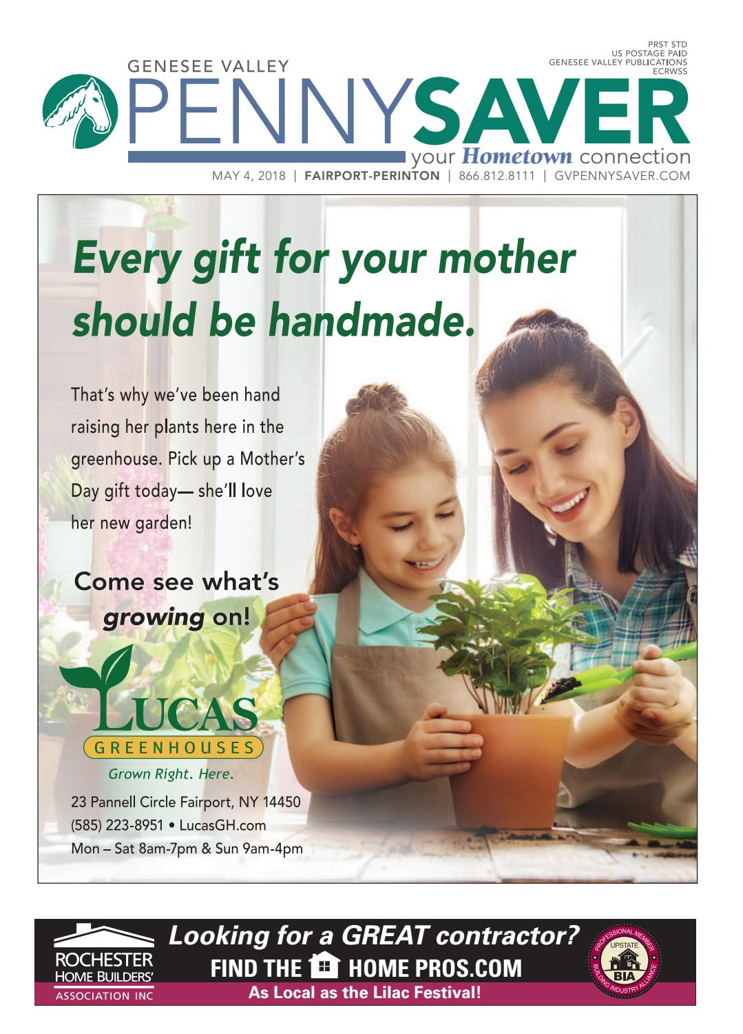 FairportPerinton Edition of The Genesee Valley Penny Saver 5/4/18 by