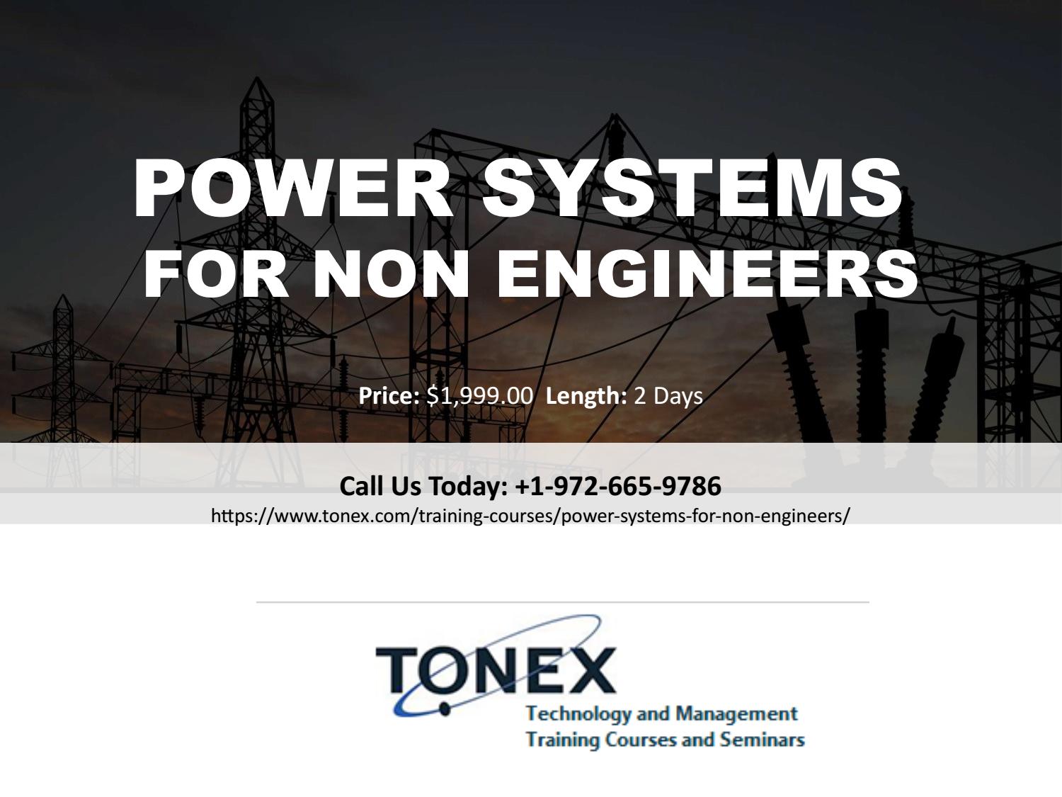 Power Systems Training Course for NonEngineers by Wesley Comal Issuu