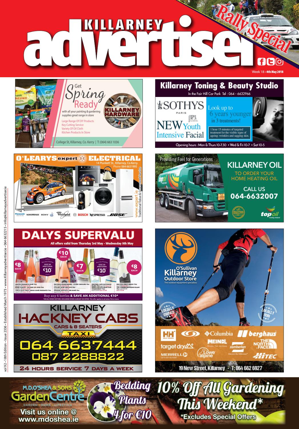 Killarney Advertiser 4th May 2018 By Killarney Advertiser Issuu Images, Photos, Reviews